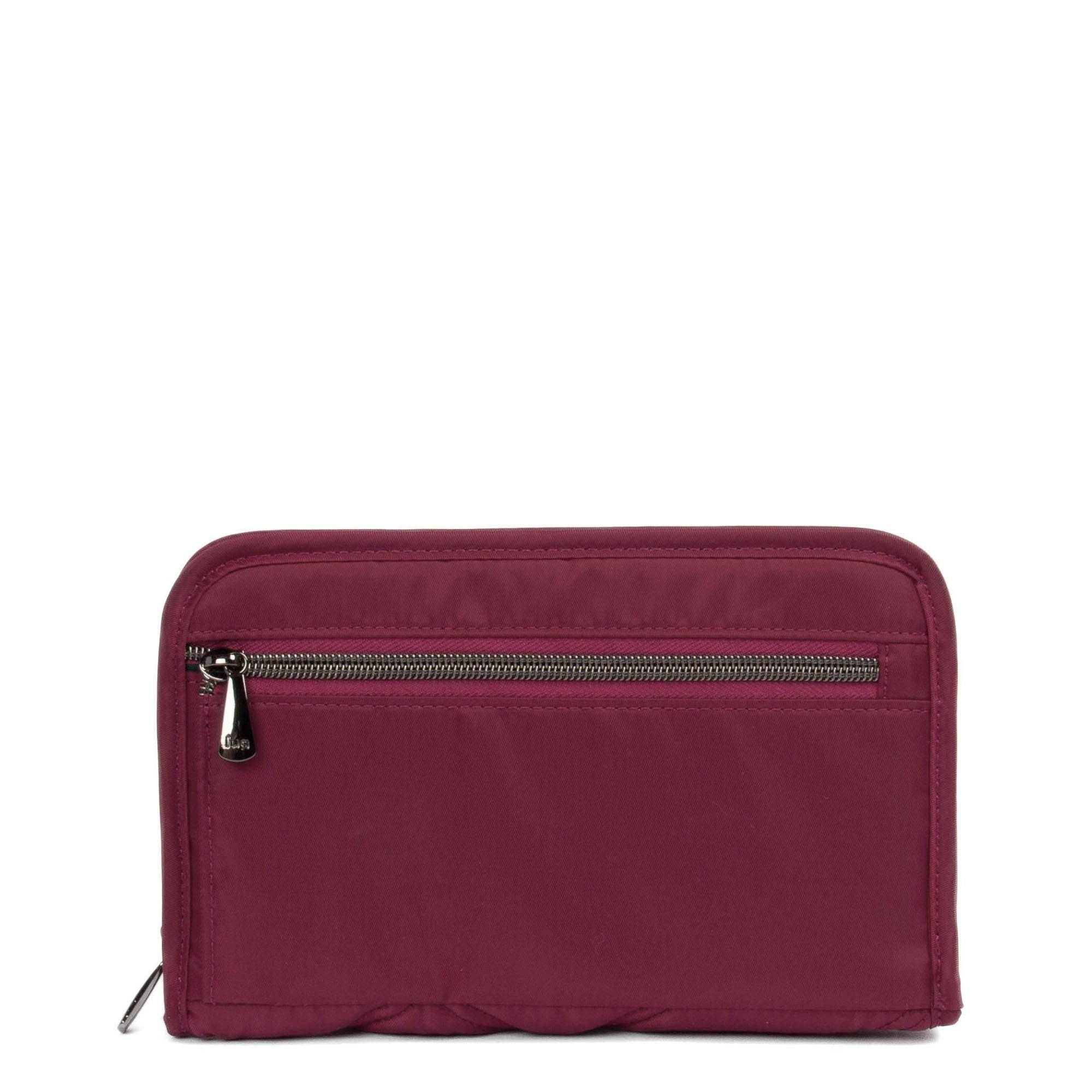 Zeppelin 2 RFID Wristlet Wallet - RASPBERRY - Zeppelin_Raspberry_03